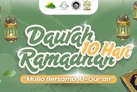 Pamflet Judul Kegiatan Daurah 10 Hari Ramadhan, (Foto: Ist.)