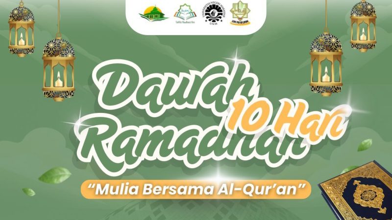 Pamflet Judul Kegiatan Daurah 10 Hari Ramadhan, (Foto: Ist.)