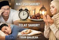 Ilustrasi Kebiasaan Ramadan yang Mendukung Kelancaran Ibadah Puasa, (Foto: Ai.)