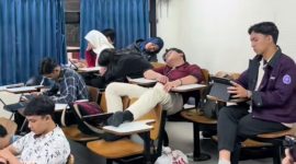 Ilustrasi mahasiswa mengantuk saat mengikuti perkuliahan selama Ramadan, (Foto: Int.)