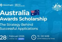 Poster Talkshow Beasiswa Australia Awards Scholarship, (Foto: Int.)