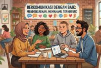 Ilustrasi Berkomunikasi dengan Baik Secara Berkelompok, (Foto: Ai.)