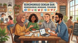 Ilustrasi Berkomunikasi dengan Baik Secara Berkelompok, (Foto: Ai.)