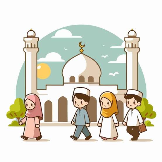 Ilustrasi Seseorang yang Sedang Berangkat ke Masjid untuk Beribadah, (Foto: Int.)