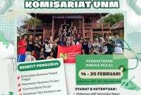 Flyer pendaftaran IMMI komisariat UNM, (Foto: Int.)
