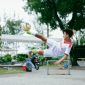 Potret seseorang sedang menendang bola, (Foto: Int.)
