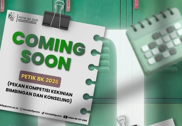 Pamflet PETIK BK 2026 yang diadakan HIMA BK, (Foto: int.)