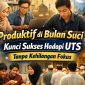 Ilustrasi Mahasiswa Tetap Produktif Belajar dan Beribadah di Bulan Ramadhan Sebagai Persiapan Menghadapi Ujian Tengah Semester (UTS), (Foto: Ai.)