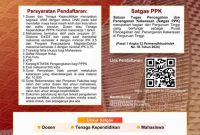 Flyer Pendaftaran Satgas PPKS, (Foto: Int.)