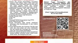 Flyer Pendaftaran Satgas PPKS, (Foto: Int.)