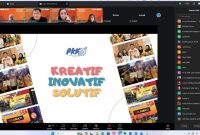 Potret Suasana saat Akhmad Harum Memaparkan Materi pada Coaching Clinic PKM 2026 Via Zoom, (Foto : Ist.)