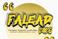 Pamflet FALEAD HMJ Bahasa Asing FBS UNM, (Foto: Int.)