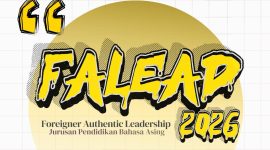 Pamflet FALEAD HMJ Bahasa Asing FBS UNM, (Foto: Int.)