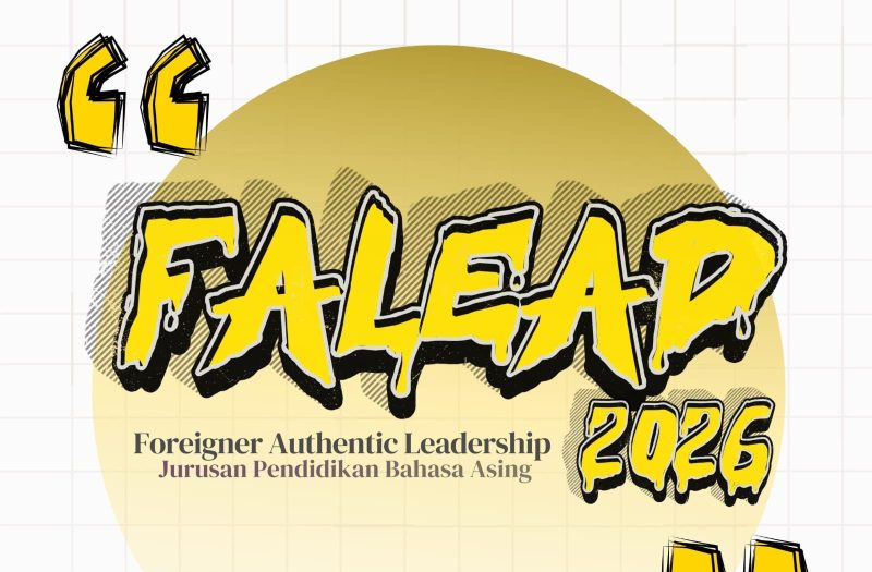 Pamflet FALEAD HMJ Bahasa Asing FBS UNM, (Foto: Int.)