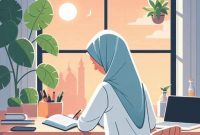 Ilustrasi Tadarus Al-Qur’an di Tengah Tugas Kuliah saat Ramadan, (Foto: Int.)