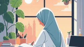 Ilustrasi Tadarus Al-Qur’an di Tengah Tugas Kuliah saat Ramadan, (Foto: Int.)