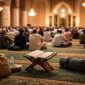 Ilustrasi Jamaah sedang I'tikaf di Masjid, (Foto: Ai.)