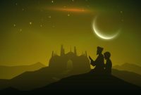 Ilustrasi Orang yang Berdo'a di Malam Lailatul Qadr, (Foto: Int.)