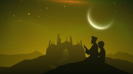 Ilustrasi Orang yang Berdo'a di Malam Lailatul Qadr, (Foto: Int.)