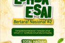 Poster Lomba Esai Nasional yang Diadakan Gongbu, (Foto: Int.)
