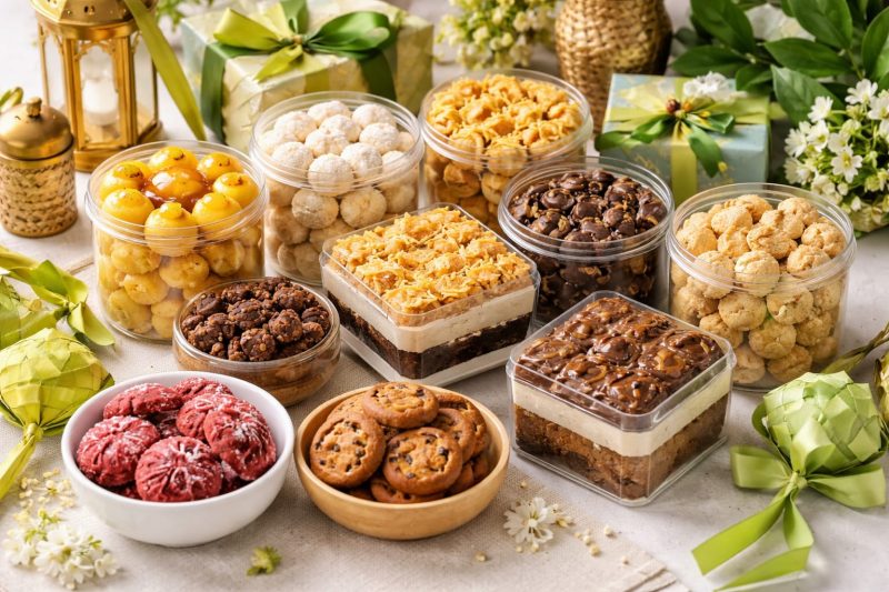 Ilustrasi Kue Jualan Lebaran, (Foto: AI)