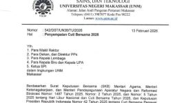 Surat Edaran Penyampaian Cuti Bersama 2026, (Foto: Int.)