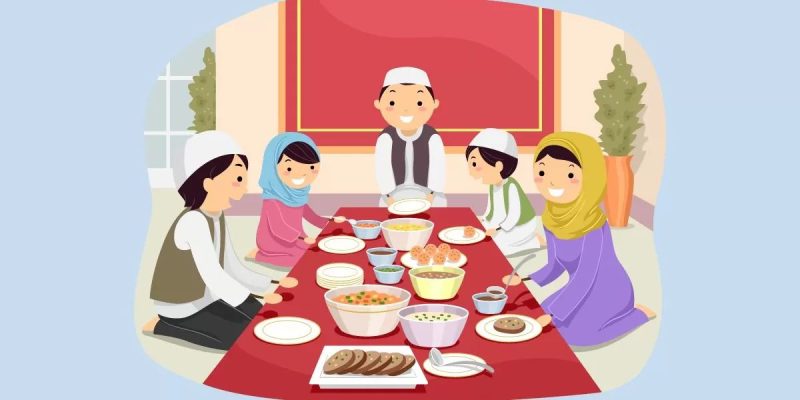 Ilustrasi di Hari Raya Idulfitri, (Foto: Int.)