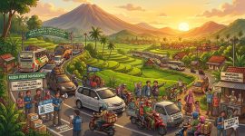 Ilustrasi Arus Mudik Mahasiswa Nusantara 2026, (Foto: Int.)