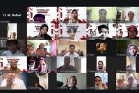 Potret Kegiatan Webinar Nasional Via Daring Zoom, (Foto: Ist.)