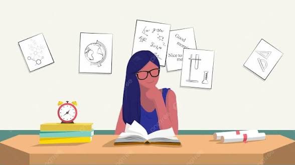 Ilustrasi Mahasiswa dalam Persiapan Ujian Tengah Semester, (Foto:int.)