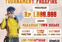 Pamflet Pendaftaran Tournament FreeFire Expresi Expo Edupreneurship Season IV, (Foto: Int.)