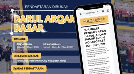 Flyer Pendaftaran DAD Kolaborasi 3 IMM, (Foto: Int.)