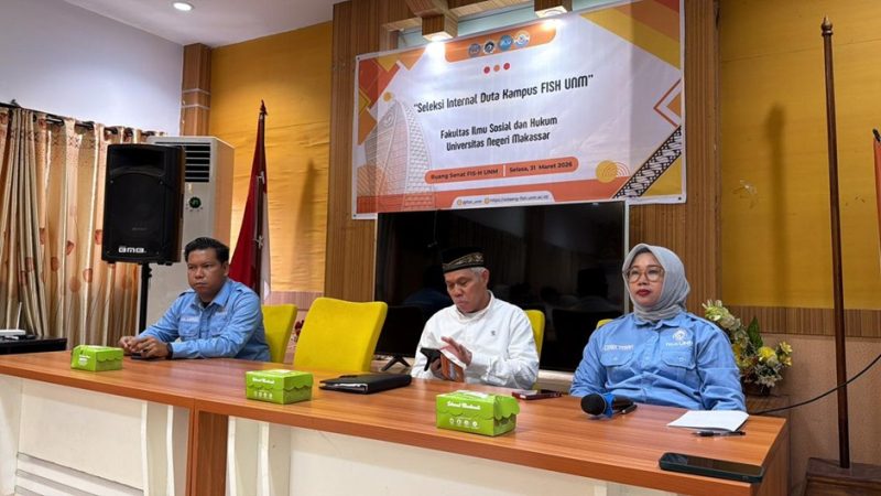 Potret Dekan FIS-H dalam Kegiatan Pembukaan Seleksi Internal Duta Kampus, (Foto: Ist.)