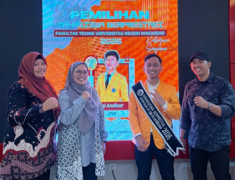 Potret Egi Andisar Peraih Juara II dalam ajang Pilmapres Tingkat FT, (Foto: Ist.)