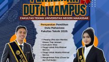 Pamflet Pemilihan Duta Kampus FT UNM 2026, (Foto: Int.)