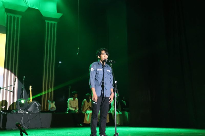 Potret Muhammad Alfian Selaku Ketua Panitia dalam Sambutannya, (Foto: Dok. Profesi)