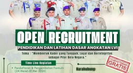 Potret Poster Open Recruitmen Dikladas LVI, (Foto: Int.)