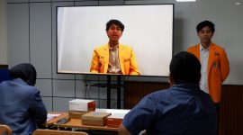 Potret Taufik Hidayat saat Mengikuti Seleksi Pilmapres di Ruangan Bahasa Inggris, (Foto: Ist.)