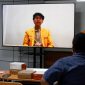 Potret Taufik Hidayat saat Mengikuti Seleksi Pilmapres di Ruangan Bahasa Inggris, (Foto: Ist.)