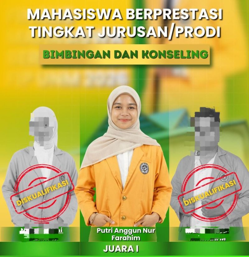 Potret Anggun, Finalis Mapres Tingkat Jurusan, (Foto: Int.)