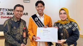 Potret Ahmad Fauzan, mahasiswa Tata Boga dan Perhotelan, terpilih sebagai Mahasiswa Berprestasi kategori Diploma Fakultas Teknik 2026, (Foto: Ist.)