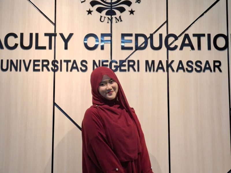 Potret Nurul Aisyah, Juara I Mahasiswa Berprestasi Tingkat Jurusan Teknologi Pendidikan FIP, (Foto: Ist.)