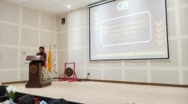 Potret Sambutan Pembina HMJ, (Foto: Dok Profesi)