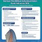 Pamflet Bantuan Pendidikan Kebanksentralan Bank Indonesia 2026, (Fofo: Ist.)