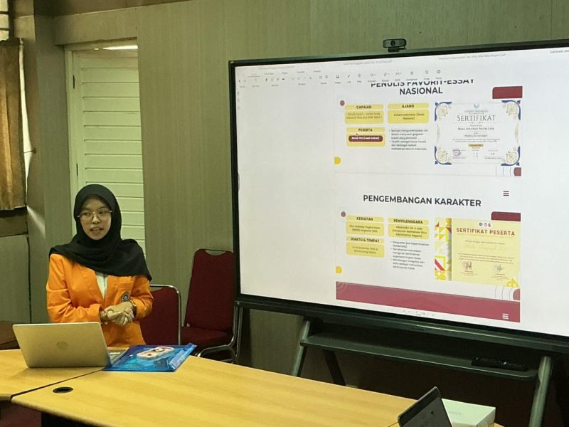 Potret Riska Anugrah Taufik La’pa Saat Mengikuti Ajang Pilmapres FIS-H, (Foto: Ist.)