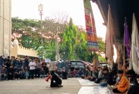 Potret Plt Presiden BEM Saat Menyampaikan Pernyataan Minta Maaf, (Foto: Nur Hafizhah)