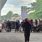 Potret Aksi Mahasiswa Desak Pengusutan Kasus Kekerasan Aparat di Flyover Makassar, (Foto: Nathaya)