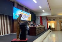 Sambutan Wakil Bupati Bone Andi Akmal Pasluddin dalam Seminar Pengusulan Calon Pahlawan Nasional La Pawawoi Karaeng Sigeri, (Foto: Ist.)