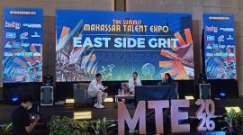 Foto saat Tumming-Abu menjadi pengisi acara dalam puncak kegiatan Makassar Talent Expo 2026, (Foto: Florencya Alnisa Christin.)