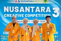 Potret bersama tim UNM bersama pendamping pada ajang NCC 3, (Foto: Ist.)